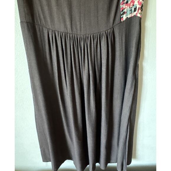 Rebe by Debra Weiss Dress Women’s Size Large Artsy Mixed Print Pockets Retro - Picture 3 of 8
